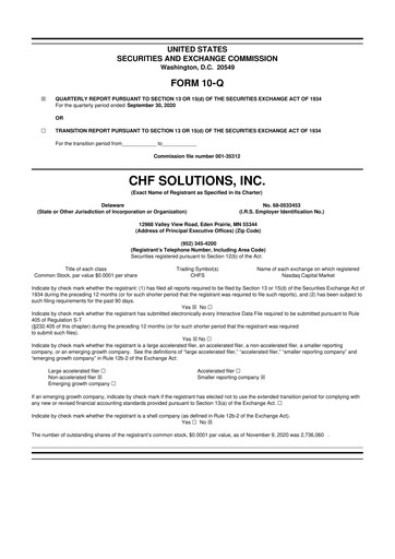 Thumbnail Nuwellis 10-Q Quarterly Report FY2020 
