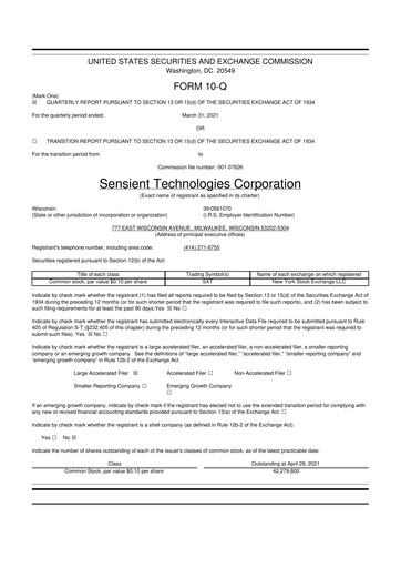 Thumbnail Sensient Technologies
 10-Q Quarterly Report FY2021 