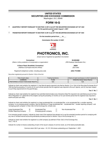 Thumbnail Photronics 10-Q Quarterly Report FY2021 