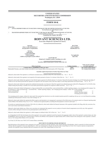 Thumbnail Roivant Sciences 10-K Annual Report 2023