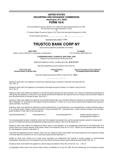 Thumbnail Trustco Bank 10-K Annual Report 2023