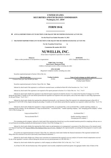 Thumbnail Nuwellis 10-K Annual Report 2023