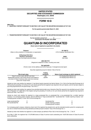 Thumbnail Quantum-Si 10-Q Quarterly Report FY2024 