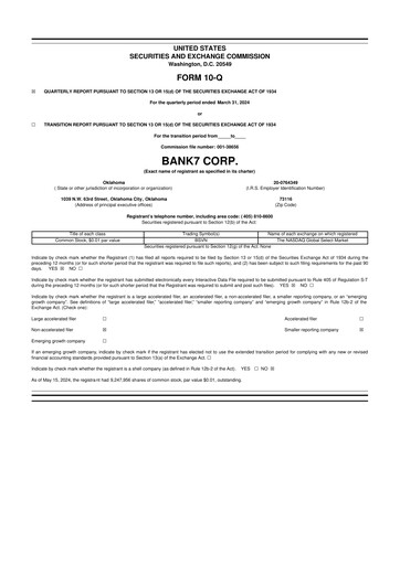 Thumbnail Bank7 10-Q Quarterly Report FY2024 