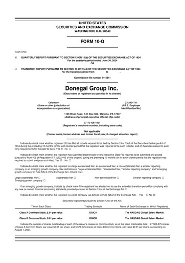 Thumbnail Donegal Group 10-Q Quarterly Report FY2024 