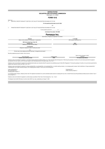 Vorschaubild Femasys 10-Q Quartalsbericht 2024 