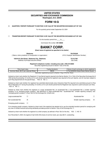 Thumbnail Bank7 10-Q Quarterly Report FY2024 