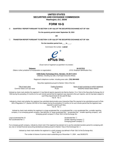 Thumbnail ePlus 10-Q Quarterly Report FY2025 