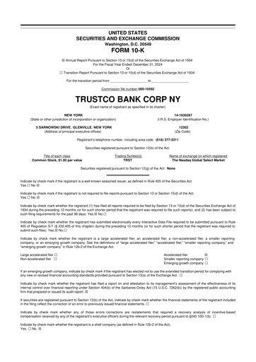 Thumbnail Trustco Bank 10-K Annual Report 2024