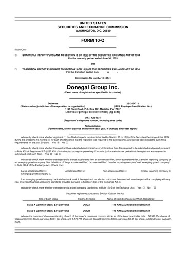 Thumbnail Donegal Group 10-Q Quarterly Report FY2025 