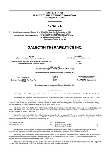 Thumbnail Galectin Therapeutics 10-K Annual Report 2025