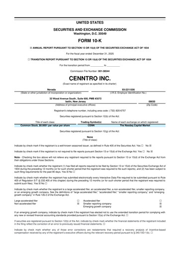 Thumbnail Cenntro Inc. 10-K Annual Report 2025