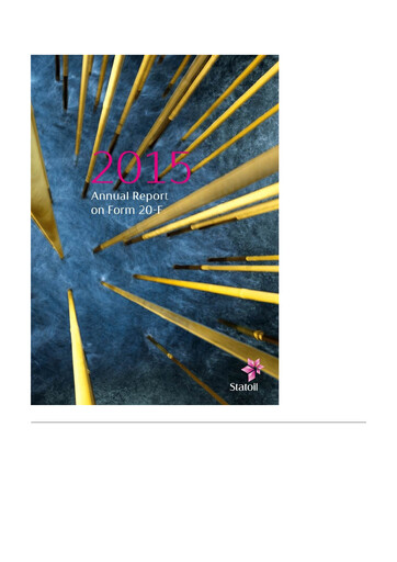 Thumbnail Equinor 20-F Annual Report 