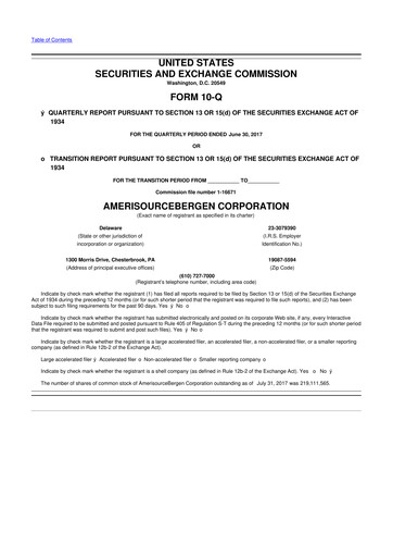 Vorschaubild Cencora 10-Q Quartalsbericht 2017 