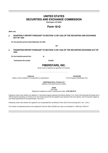 Thumbnail Energy Focus 10-Q Quarterly Report FY 