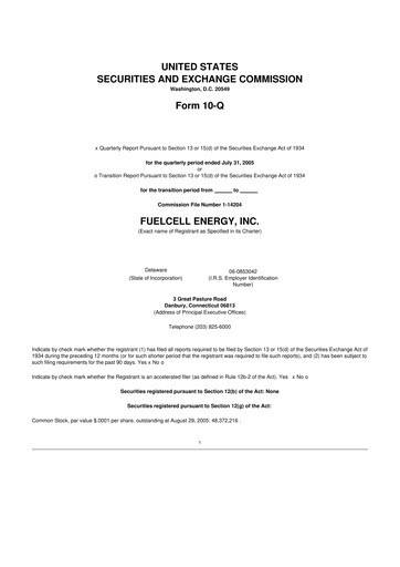 Vorschaubild FuelCell Energy
 10-Q Quartalsbericht  