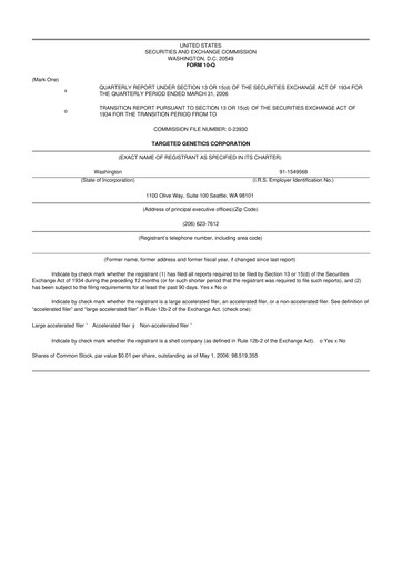 Miniature Armata Pharmaceuticals 10-Q Rapport trimestriel  