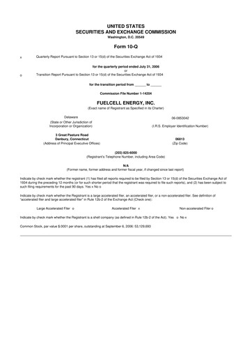 Vorschaubild FuelCell Energy
 10-Q Quartalsbericht  
