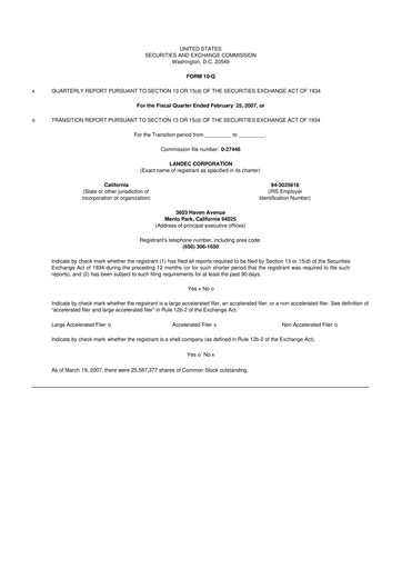 Thumbnail Lifecore Biomedical 10-Q Quarterly Report FY 