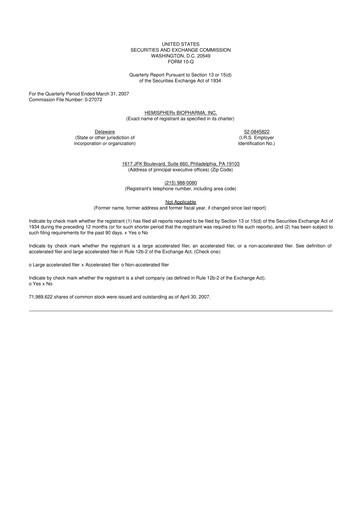 Thumbnail AIM ImmunoTech
 10-Q Quarterly Report FY 
