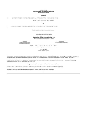 Thumbnail TG Therapeutics 10-Q Quarterly Report FY 