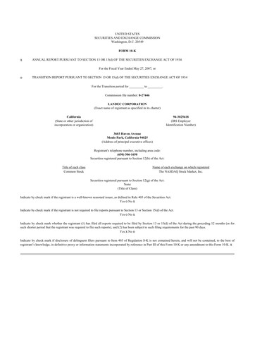 Thumbnail Lifecore Biomedical 10-K Annual Report 