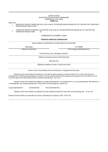 Miniature Armata Pharmaceuticals 10-Q Rapport trimestriel  
