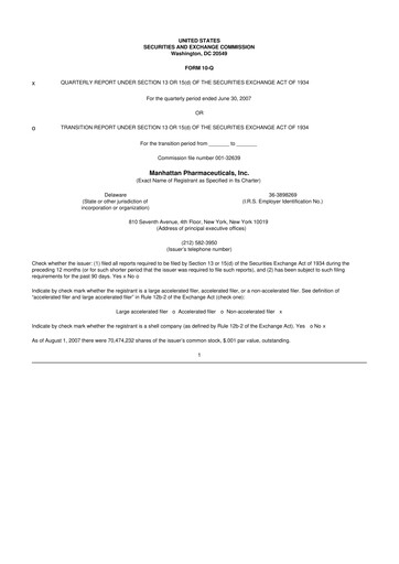 Thumbnail TG Therapeutics 10-Q Quarterly Report FY 