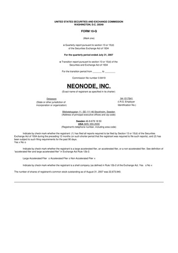 Thumbnail Neonode 10-Q Quarterly Report FY 