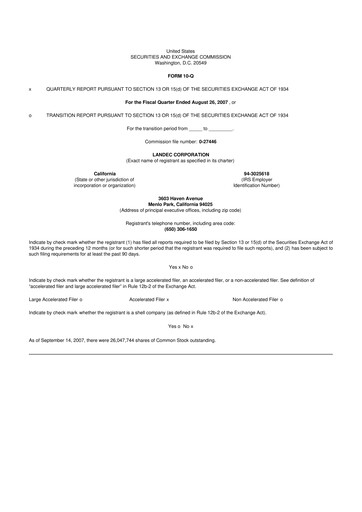 Thumbnail Lifecore Biomedical 10-Q Quarterly Report FY 