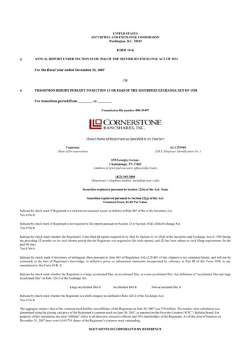 Vorschaubild SmartFinancial (SmartBank) 10-K Jahresbericht 