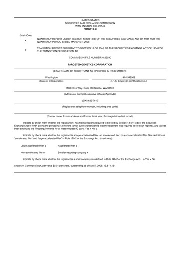 Miniature Armata Pharmaceuticals 10-Q Rapport trimestriel  