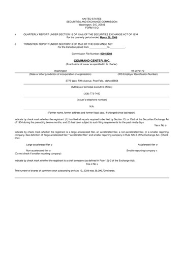 Miniature HireQuest 10-Q Rapport trimestriel  