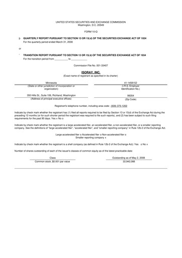 Thumbnail Perspective Therapeutics 10-Q Quarterly Report FY 