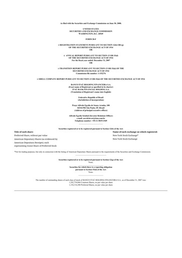 Thumbnail Itaú Unibanco
 20-F Annual Report 