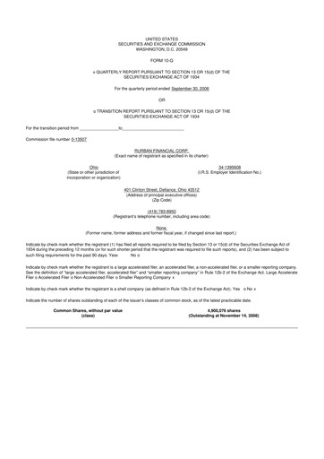 Miniature SB Financial Group 10-Q Rapport trimestriel  