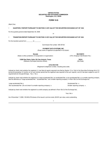 Vorschaubild Usio 10-Q Quartalsbericht  