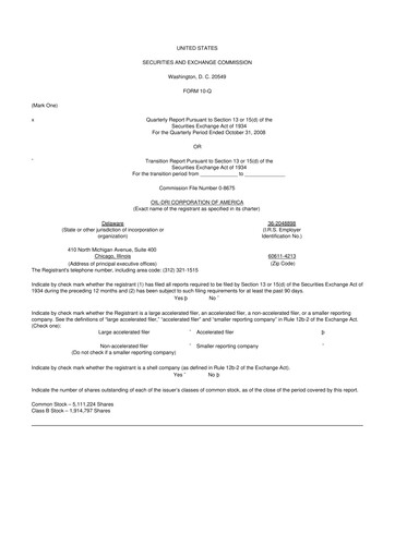 Thumbnail Oil-Dri Corporation Of America
 10-Q Quarterly Report FY 