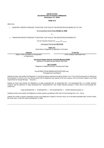 Thumbnail Argan 10-Q Quarterly Report FY 