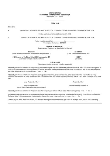 Thumbnail Digital Turbine
 10-Q Quarterly Report FY 