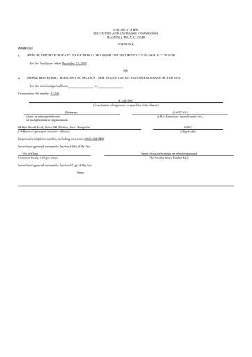 Vorschaubild iCAD 10-K Jahresbericht 