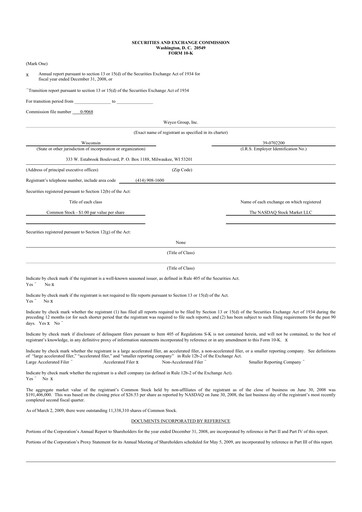 Thumbnail Weyco Group 10-K Annual Report 