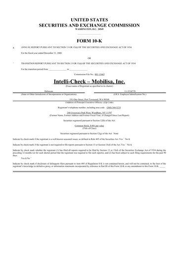 Thumbnail Intellicheck 10-K Annual Report 