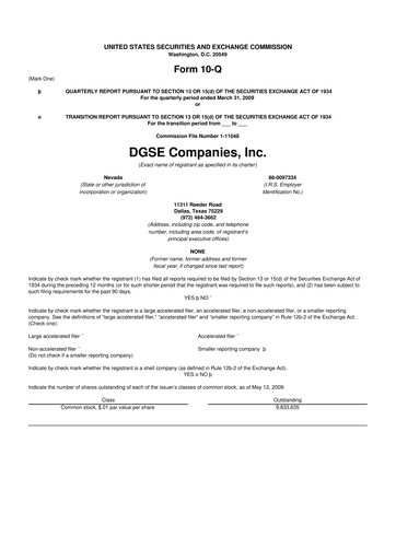 Vorschaubild Envela Corporation 10-Q Quartalsbericht  