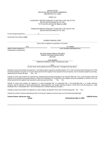 Miniature SB Financial Group 10-Q Rapport trimestriel  