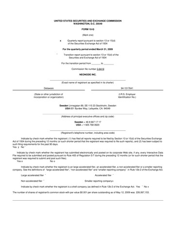 Thumbnail Neonode 10-Q Quarterly Report FY 