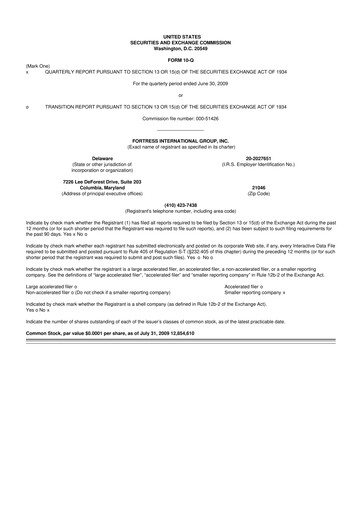 Miniature TSS, Inc. 10-Q Rapport trimestriel  