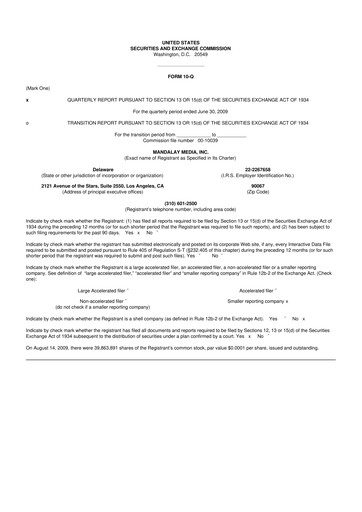 Thumbnail Digital Turbine
 10-Q Quarterly Report FY 