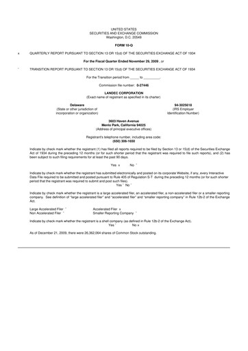 Thumbnail Lifecore Biomedical 10-Q Quarterly Report FY 