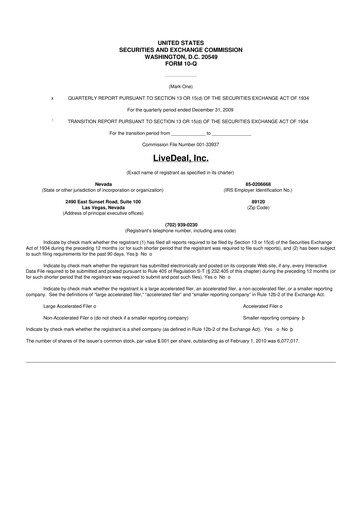 Thumbnail Live Ventures 10-Q Quarterly Report FY 